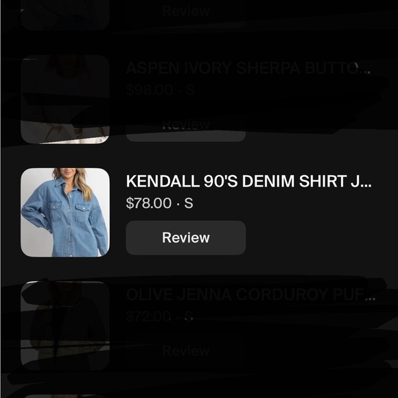 Denim Shacket - Picture 2 of 2